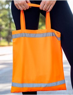 K-KXT..LH-Warnsac® Reflective Shopping Bag With Long Handles 2